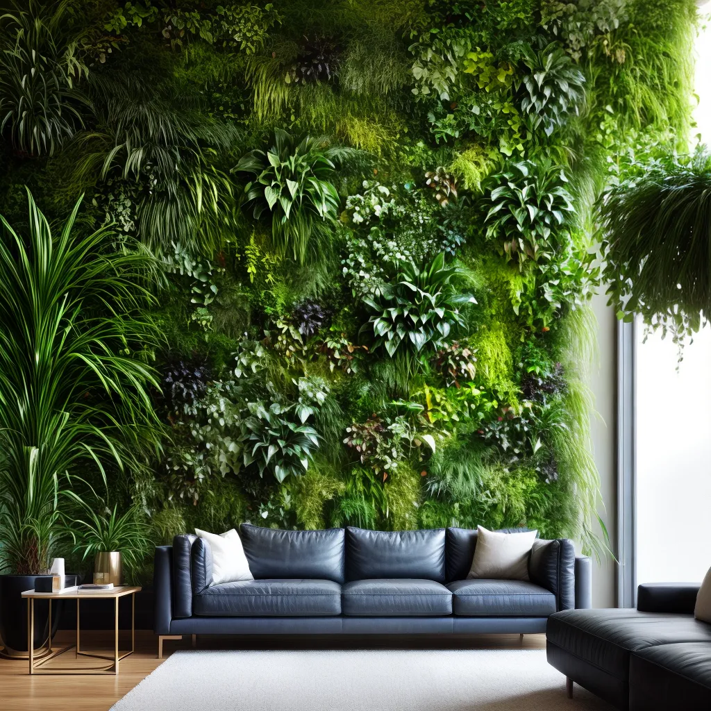 Jardins verticais internos: um toque de verde em sua casa