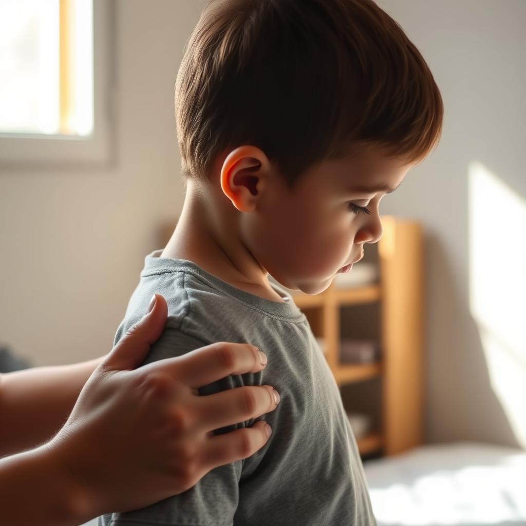 O diagnóstico recente de um menino autista de 4 anos