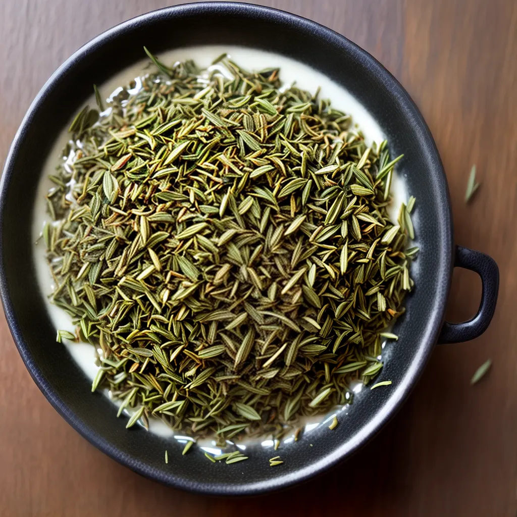 cha alecrim aromatizante