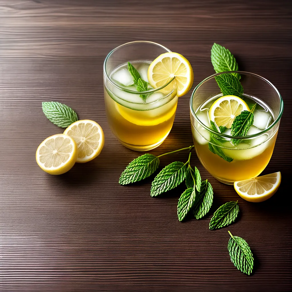 cha verde limao hortela madeira 1