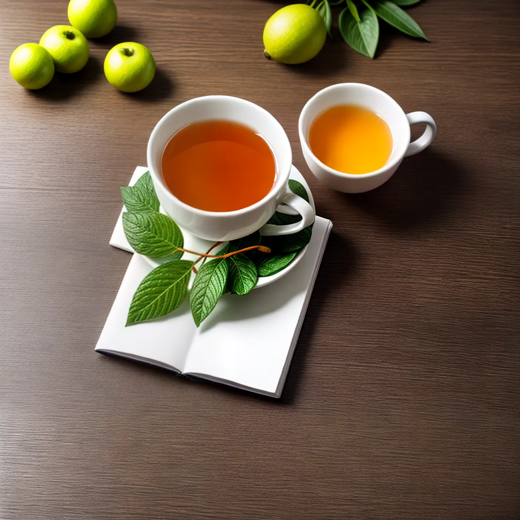 cha branco folhas verdes mesa livro flor cha branco folhas verdes mesa livro flor