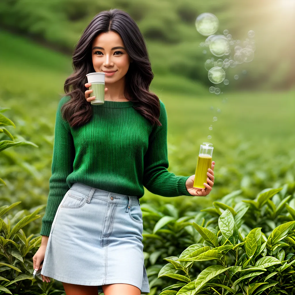 mulher cha verde capsulas emagrecimento
