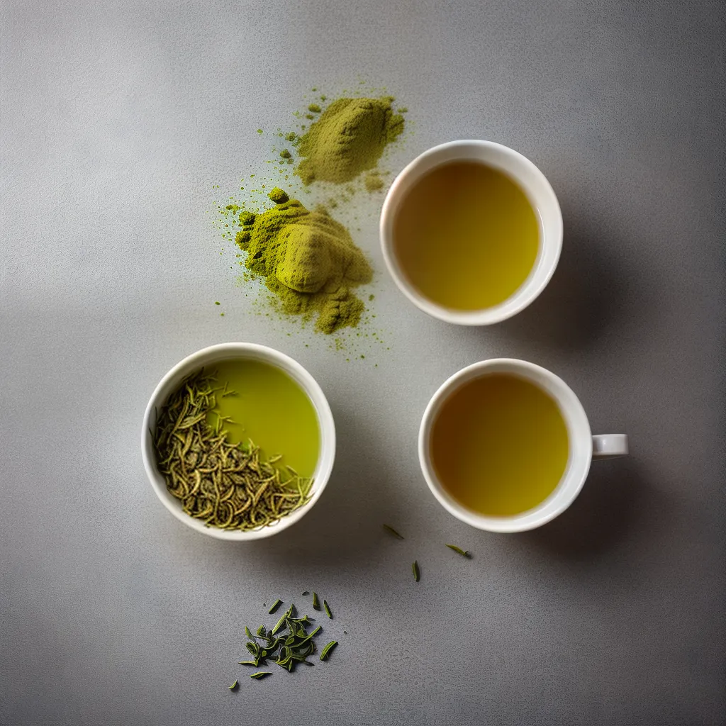 cha verde folhas capsula emagrecimento