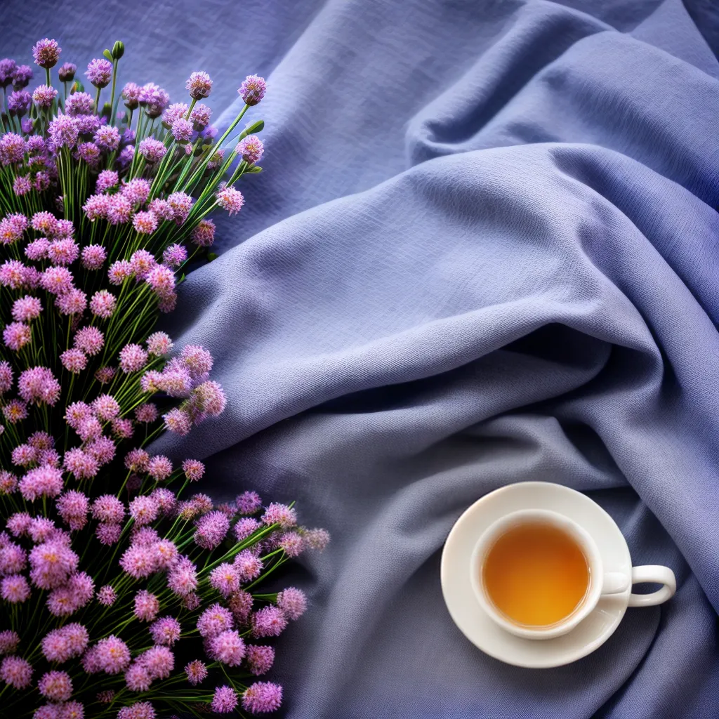 cha camomila lavanda manta