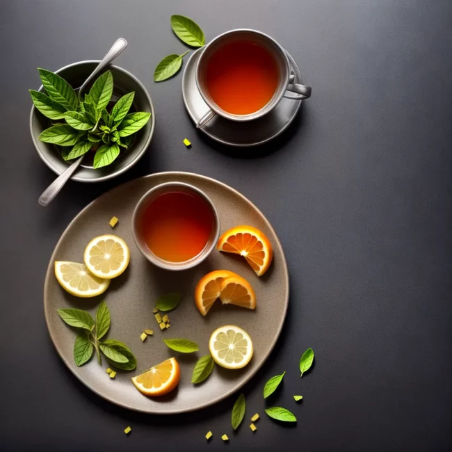 cha yerba mate folhas frutas metabolismo
