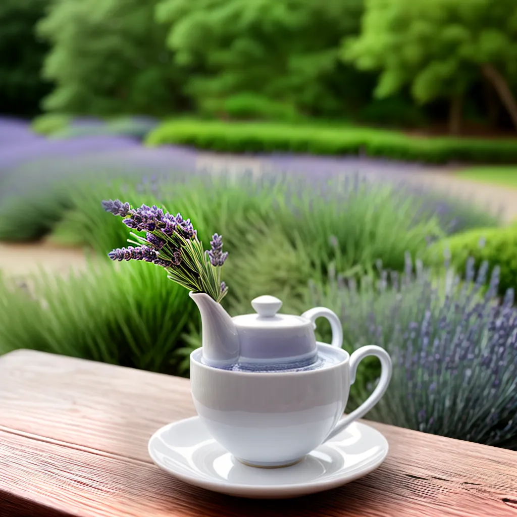 cha lavanda jardim sereno