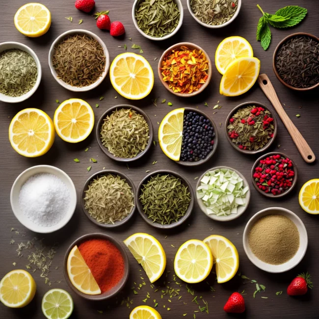 cha detox colorido sabores ingredientes