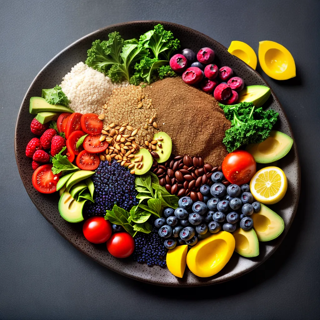 superfoods coloridos plate