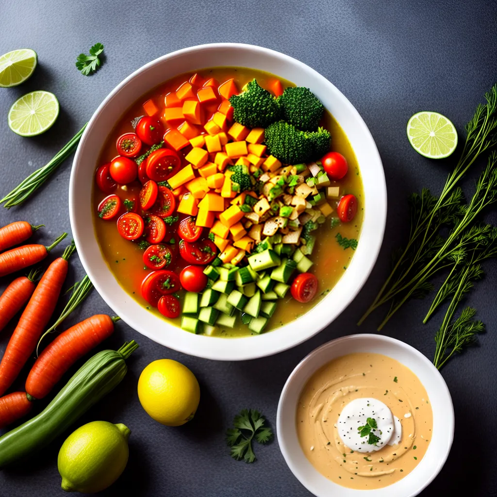 sopa caseira legumes coloridos
