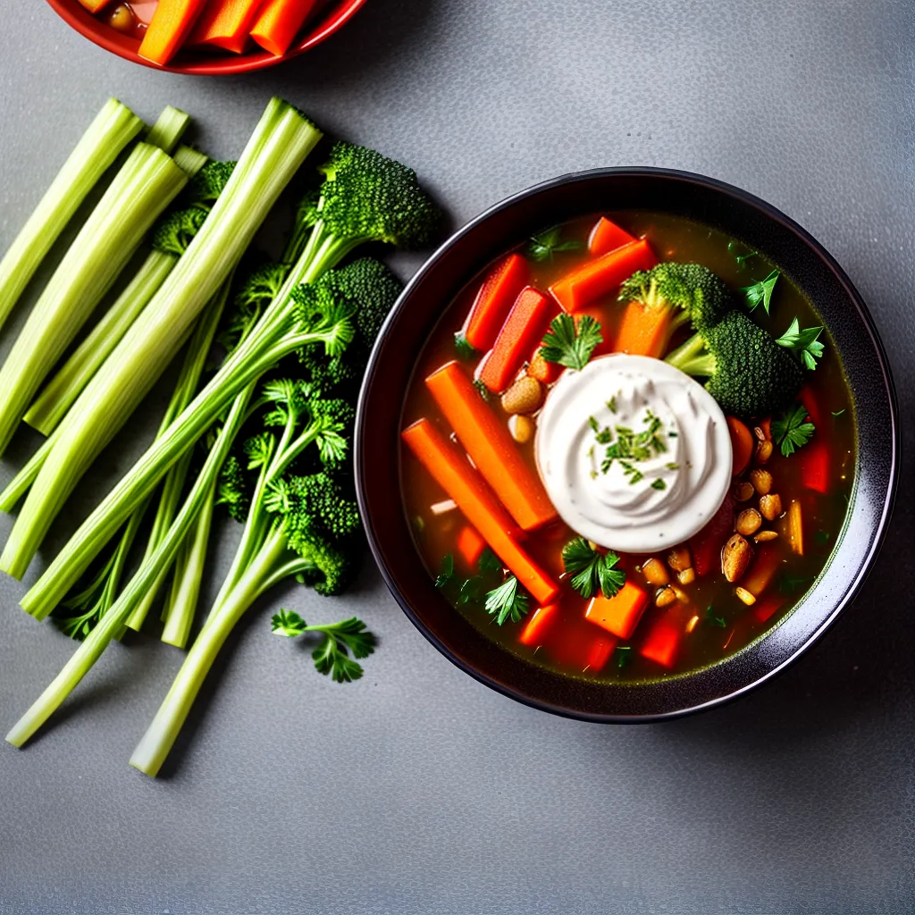 sopa vegetal colorida saudavel 1