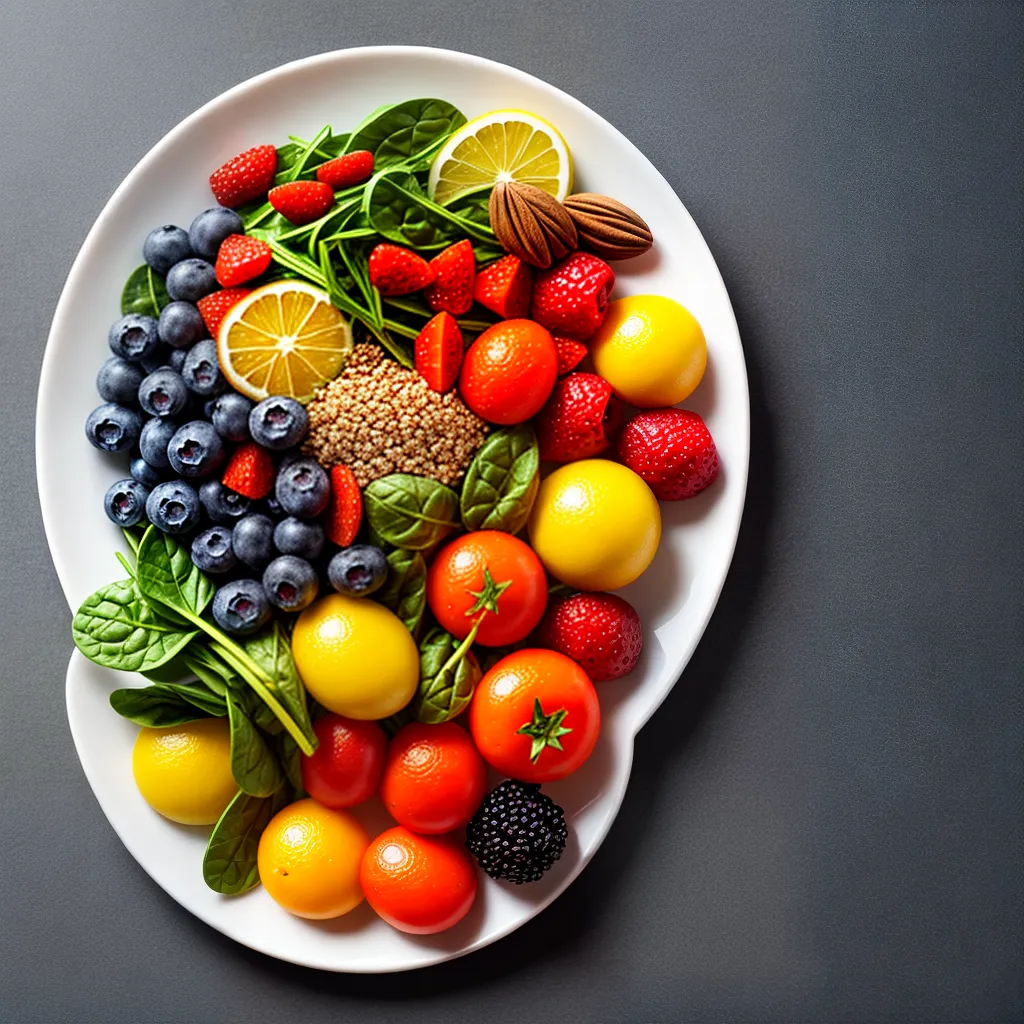 prato colorido frutas legumes antienvelhecimento prato colorido frutas legumes antienvelhecimento