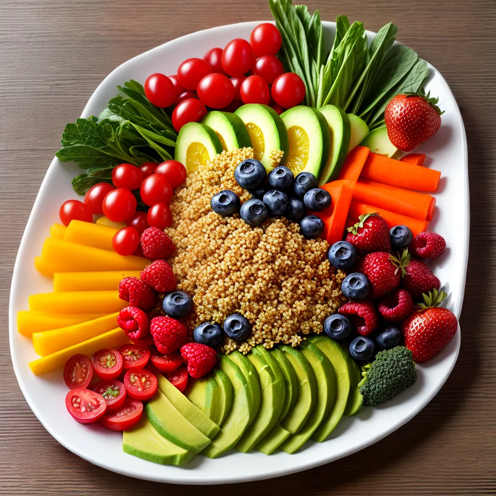 prato colorido frutas legumes nutricao 1