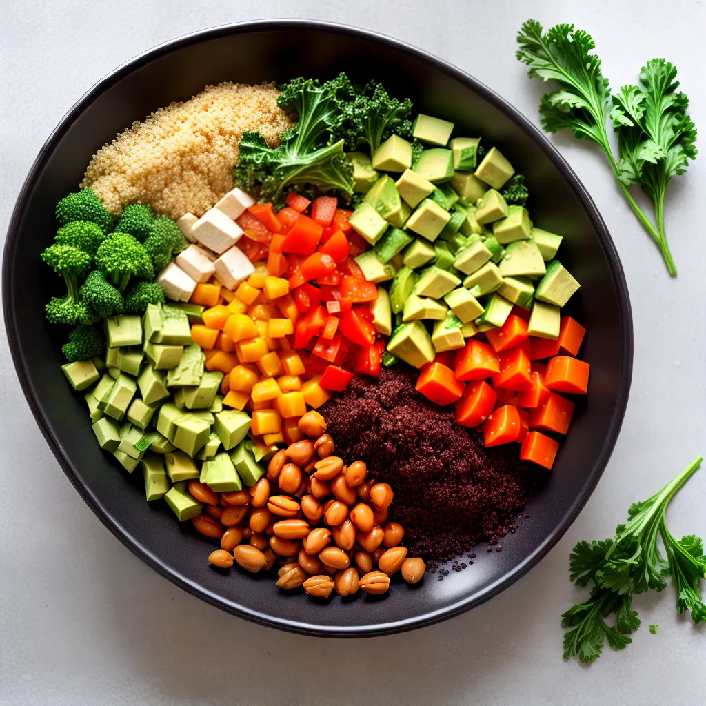 tigela colorida vegetariana nutrientes tigela colorida vegetariana nutrientes