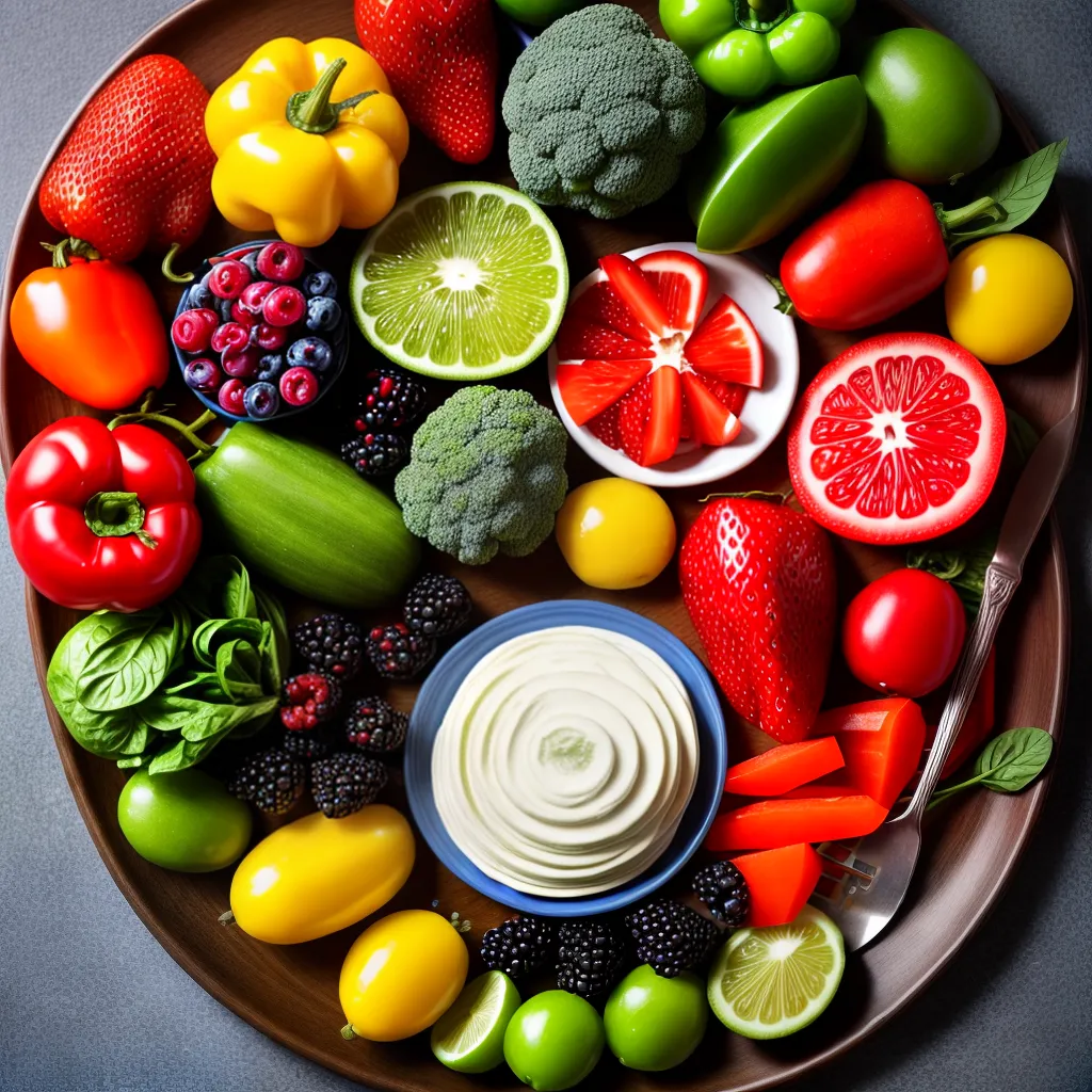prato colorido frutas legumes emagrecimento