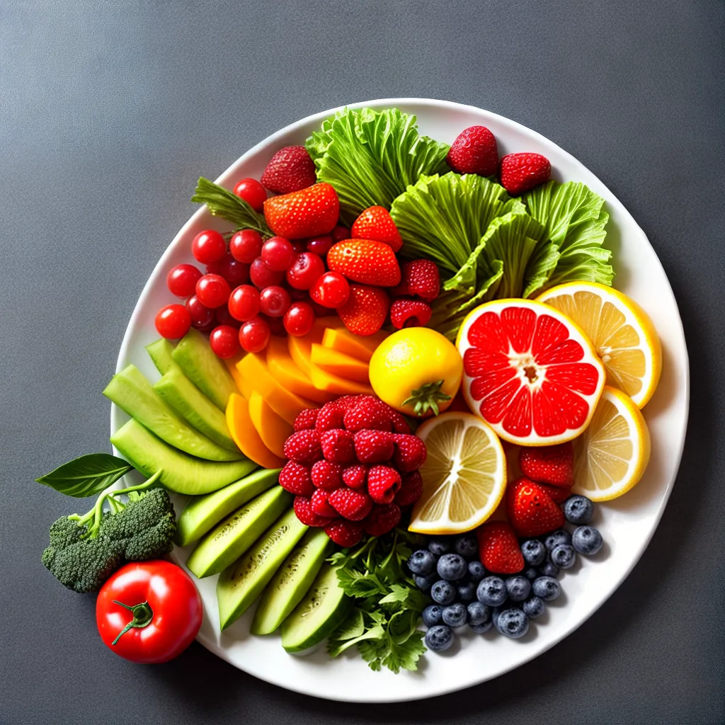 prato colorido frutas legumes alimentacao consciente prato colorido frutas legumes alimentacao consciente