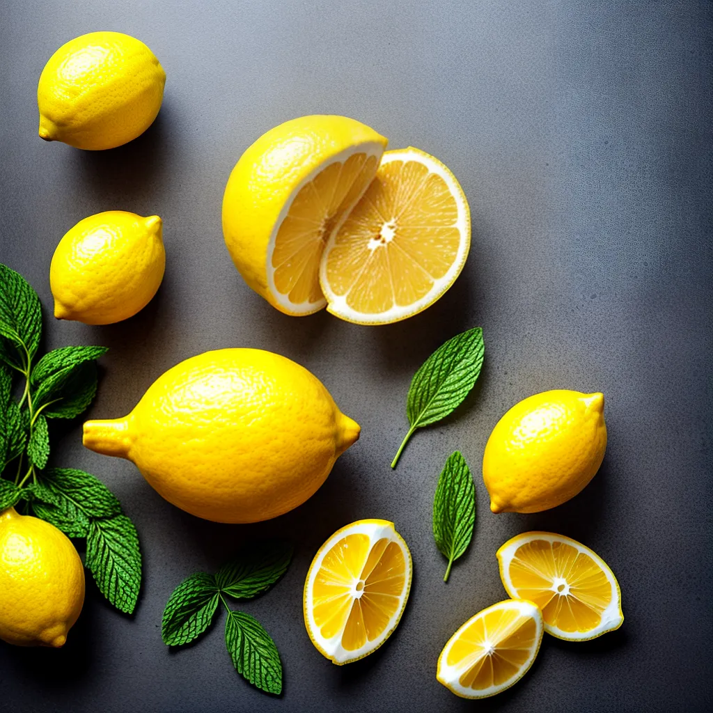 limao amarelo suco folhas hortela limao amarelo suco folhas hortela