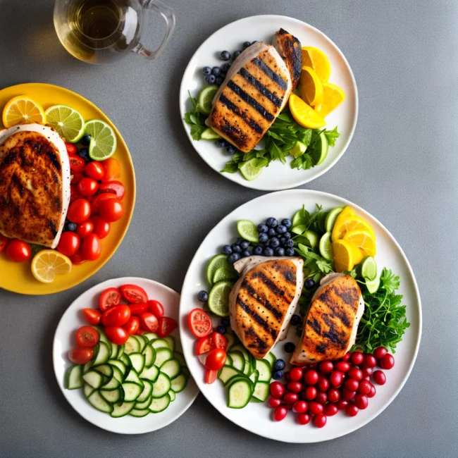dieta saudavel frutas legumes frango agua