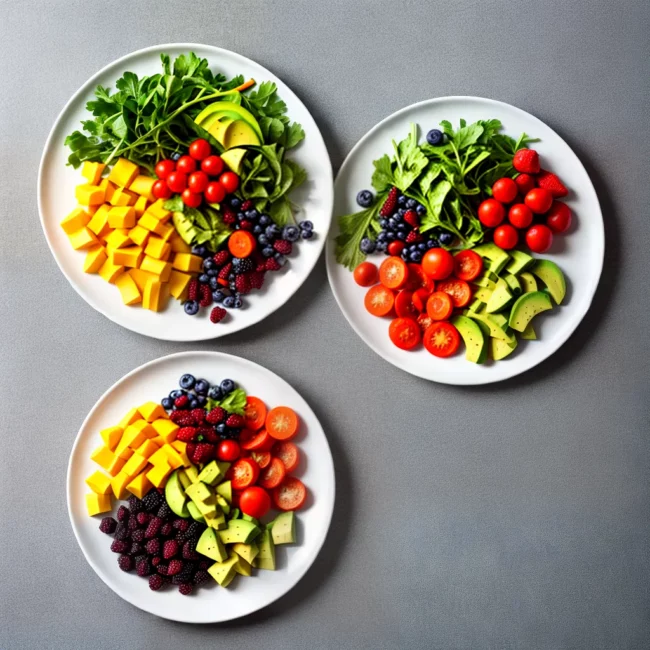 prato colorido frutas legumes saude 6
