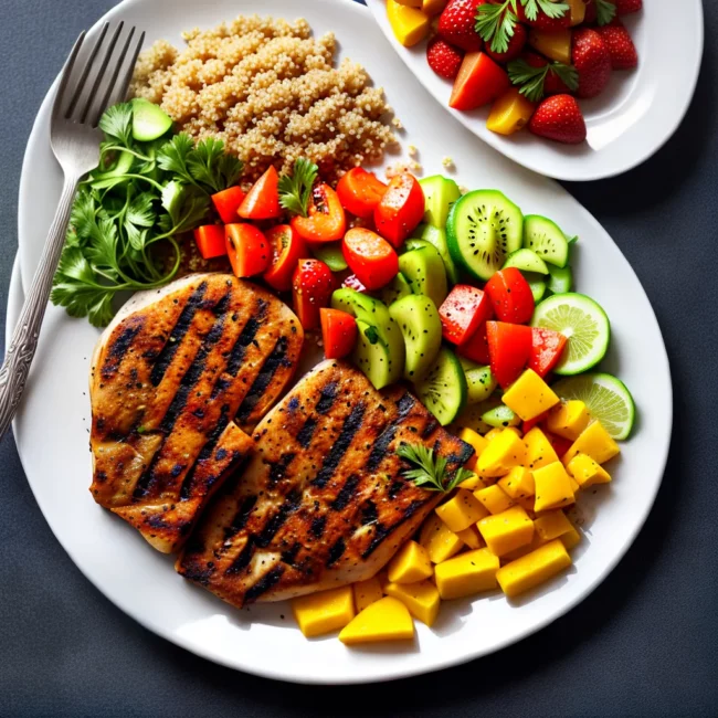 refeicao colorida saudavel gluten free