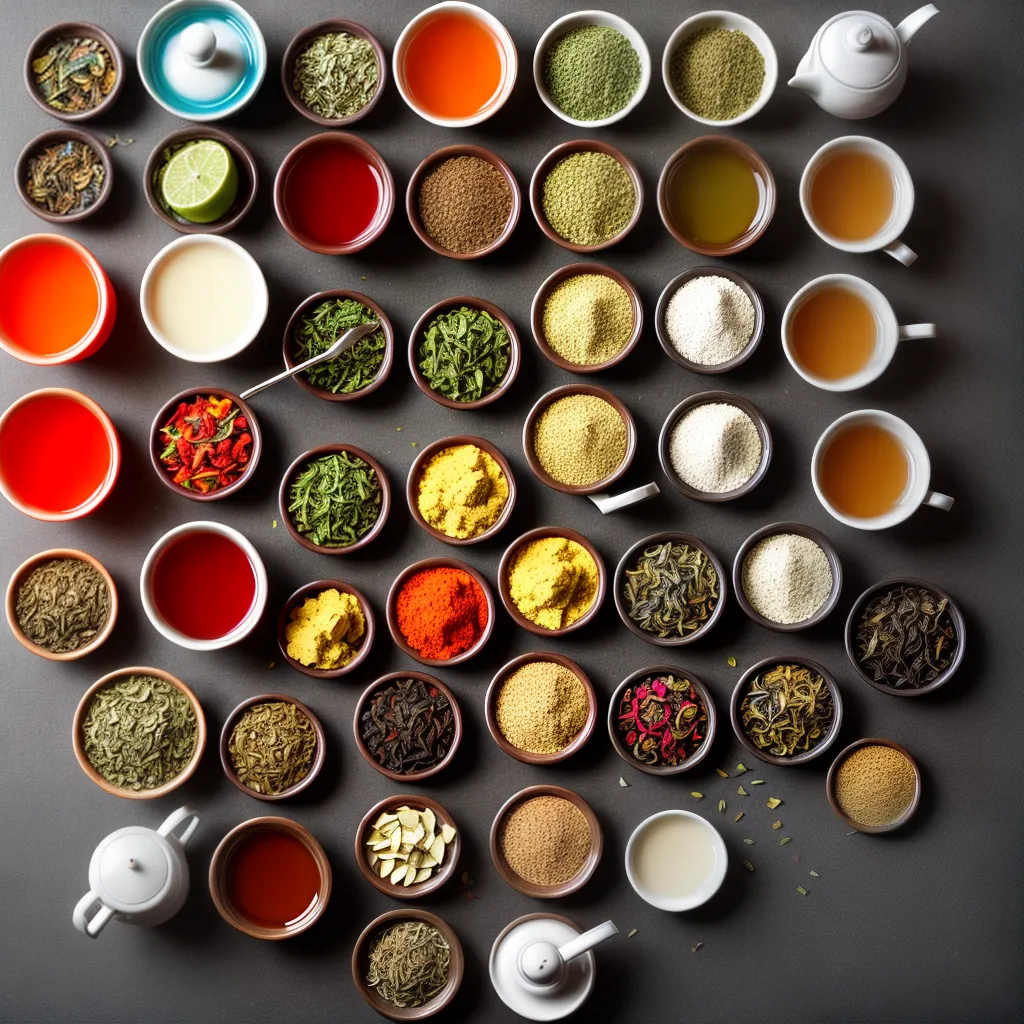 cha herbal colorido emagrecimento