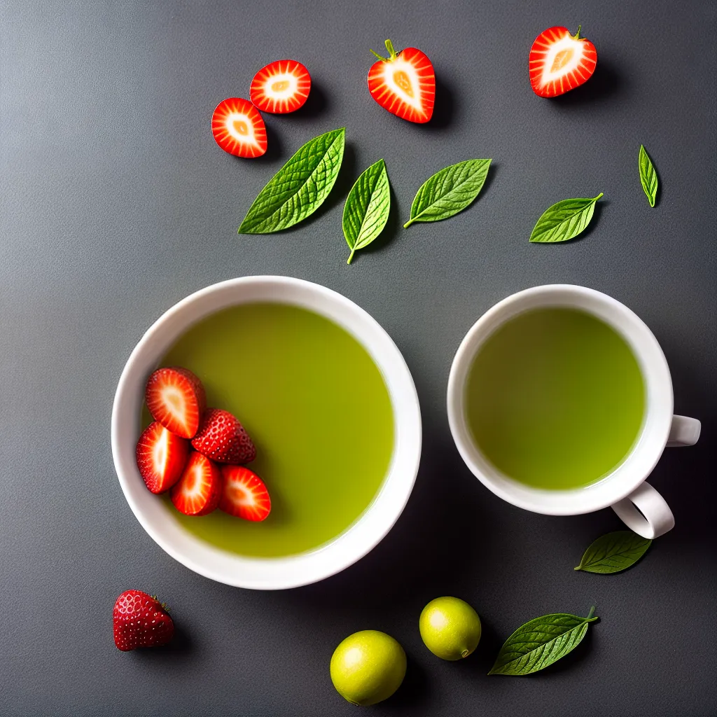 cha verde frutas legumes dieta