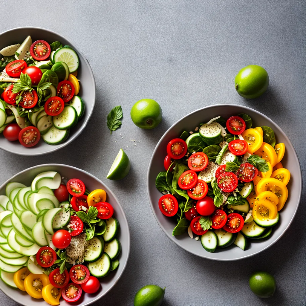 salada refrescante pepino tomate alface 1 salada refrescante pepino tomate alface 1