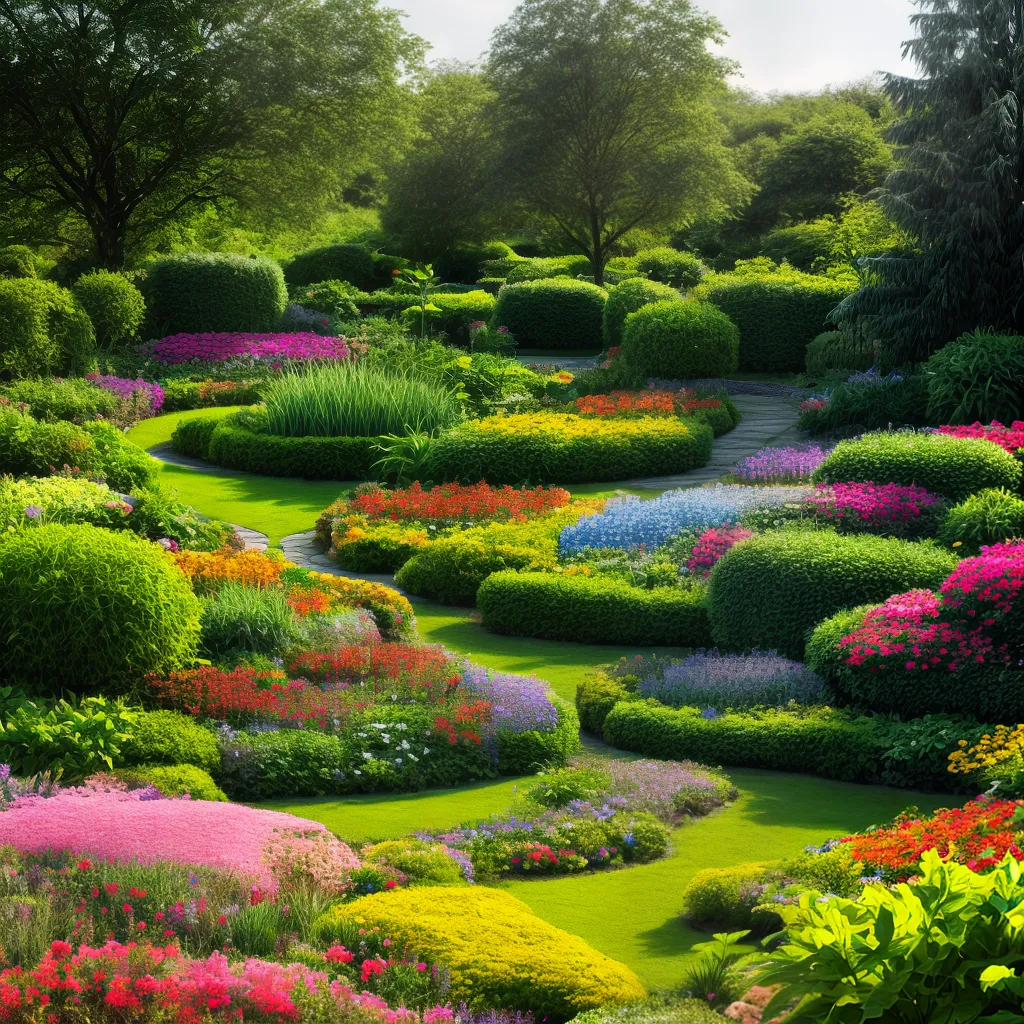 jardim fertilidade ervas flores coloridas jardim fertilidade ervas flores coloridas