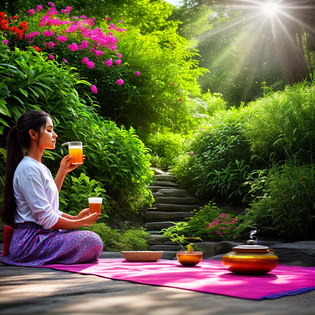 ayurveda meditacao natureza cha imunidade