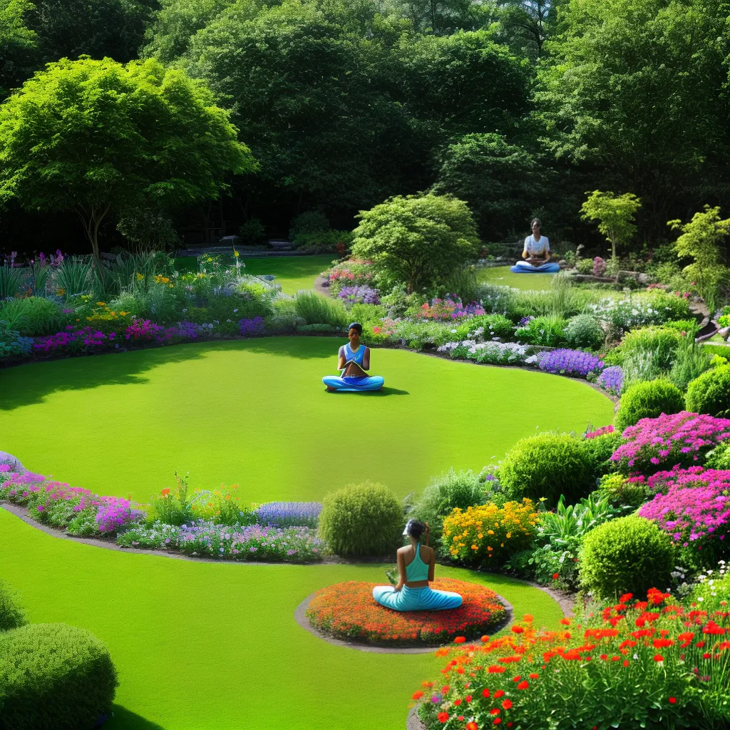 jardim ervas medicinais yoga harmonia