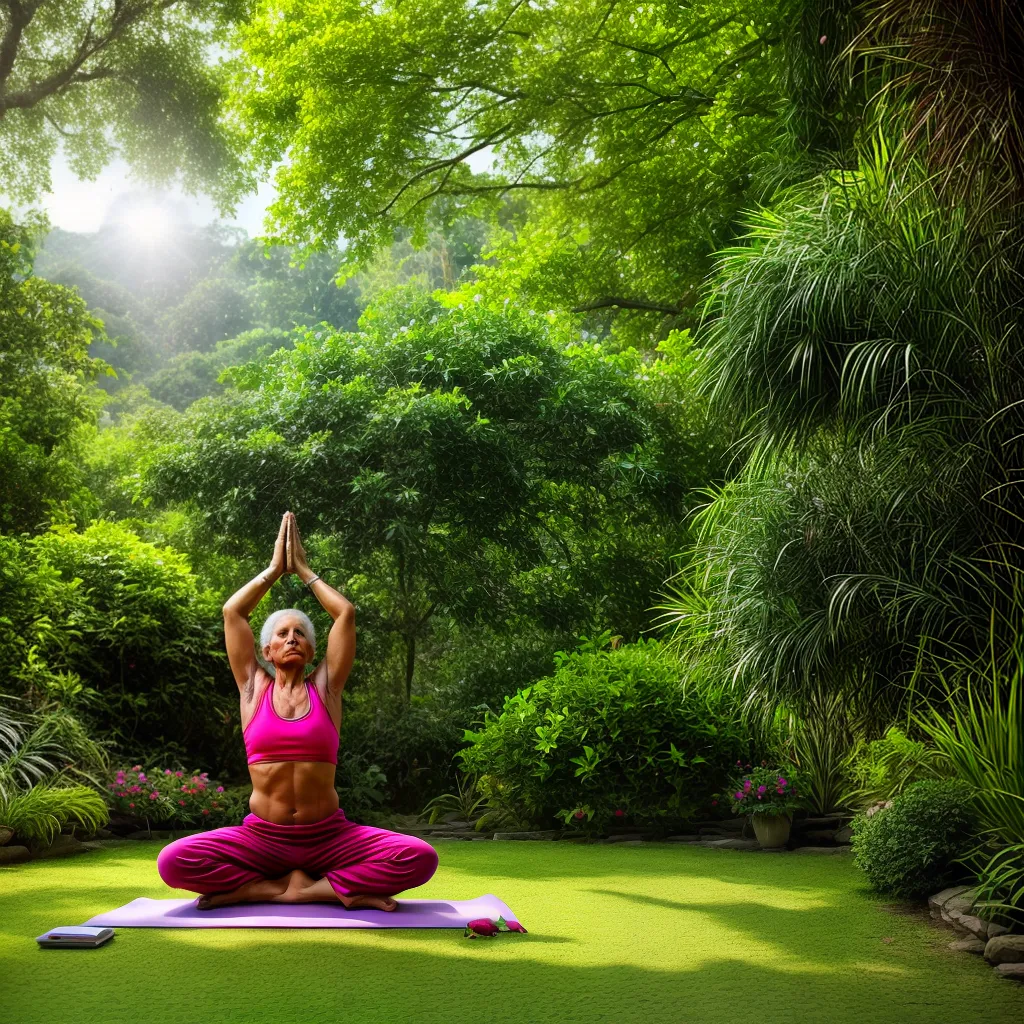 yoga jardim idoso ayurveda harmonia