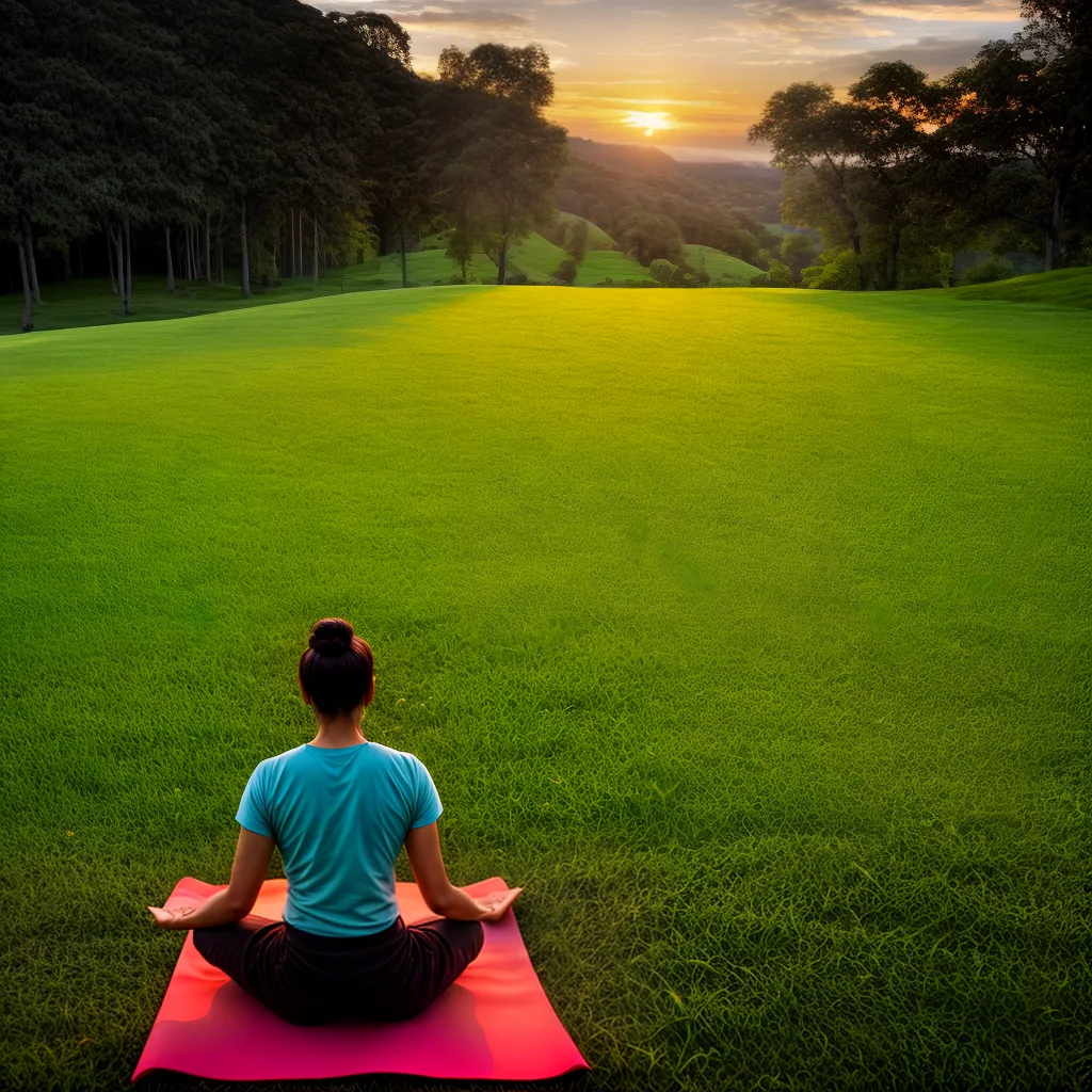 yoga natureza ayurveda sunset harmonia