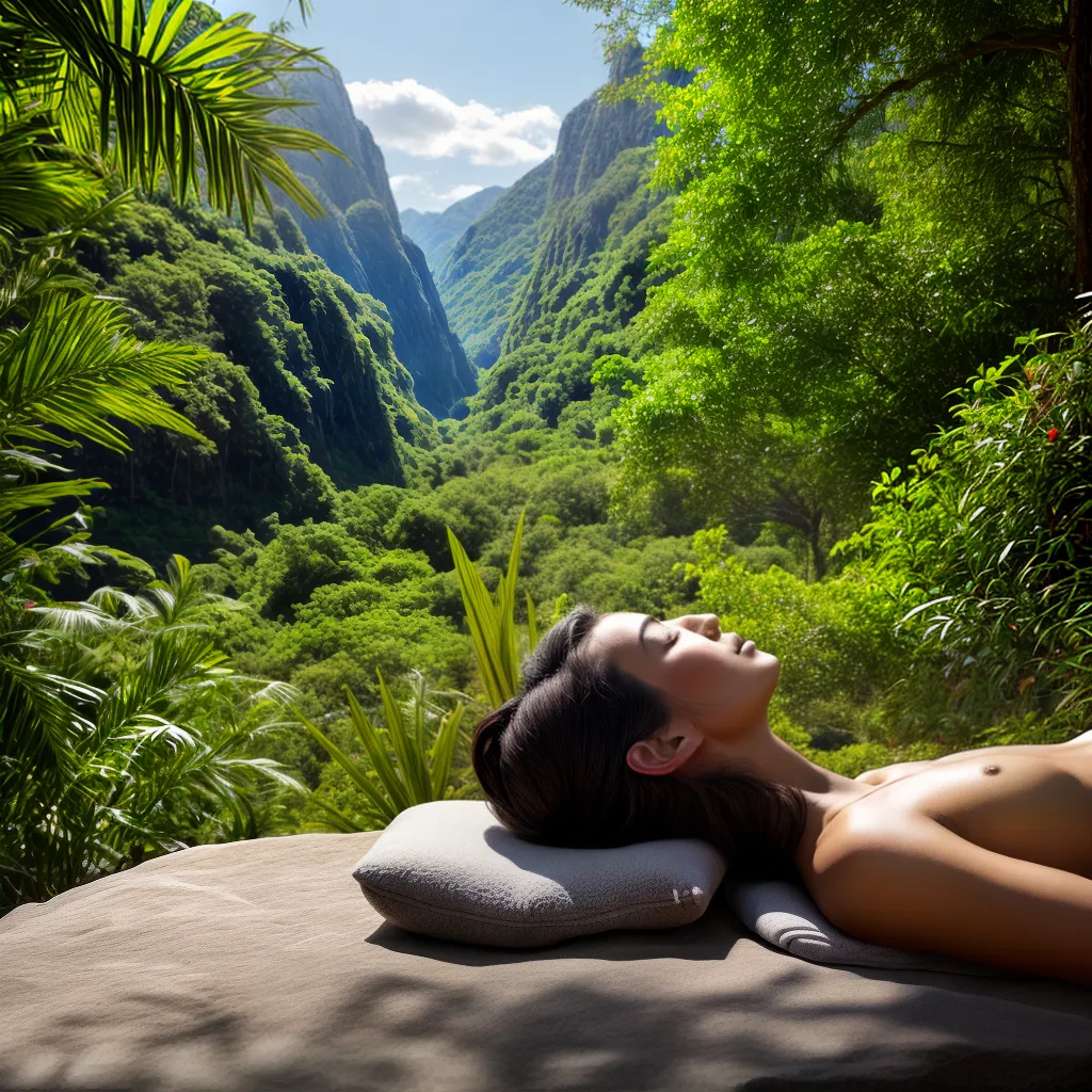relaxamento natureza massagem ayurvedica