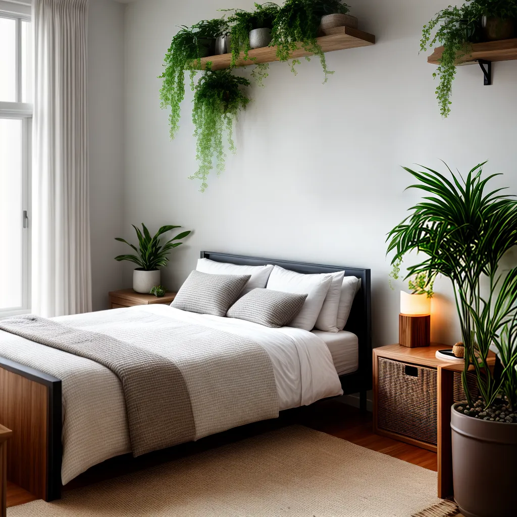 quarto sereno luz plantas relaxamento 1