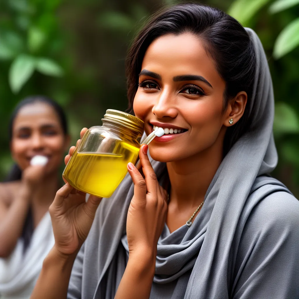 pratica ayurvedica oleo boca