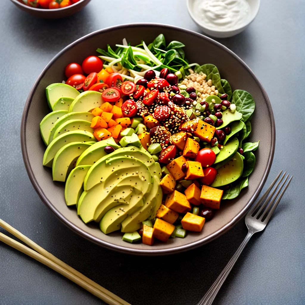 buddha bowl colorido vegetais dressing buddha bowl colorido vegetais dressing