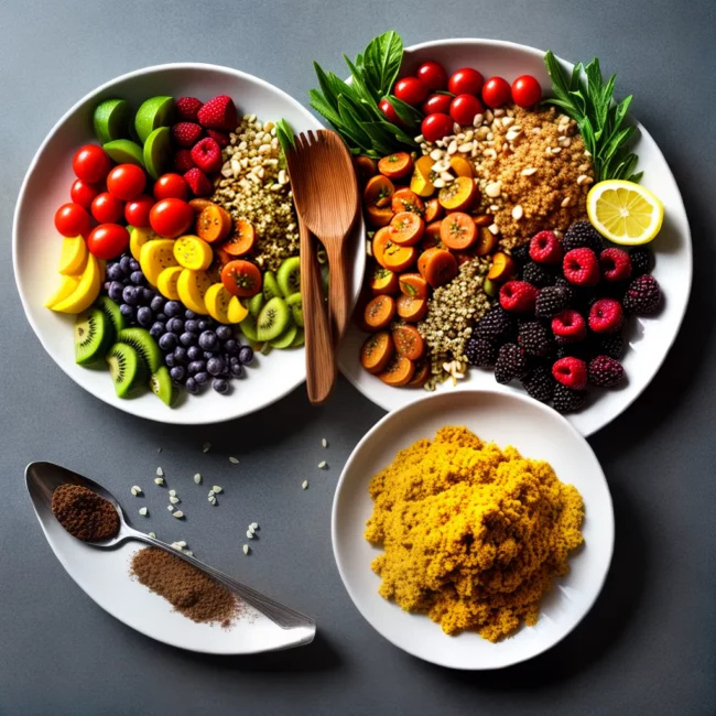 prato colorido vegano infantil