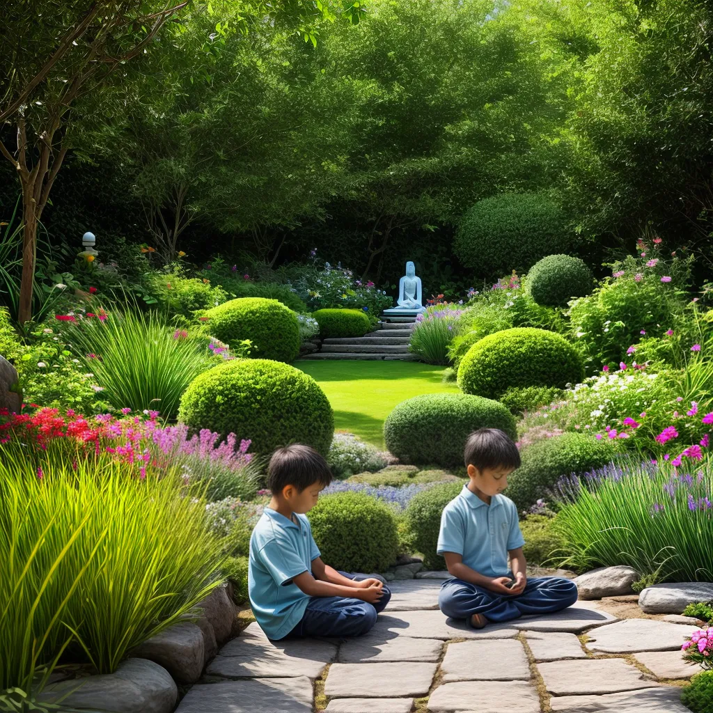 jardim meditacao autismo acupuntura