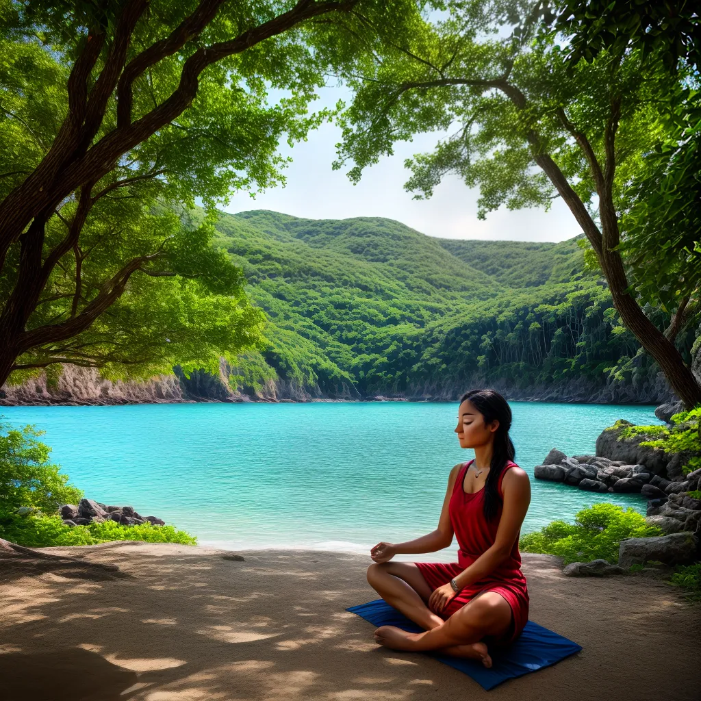 meditacao praia serenidade natureza