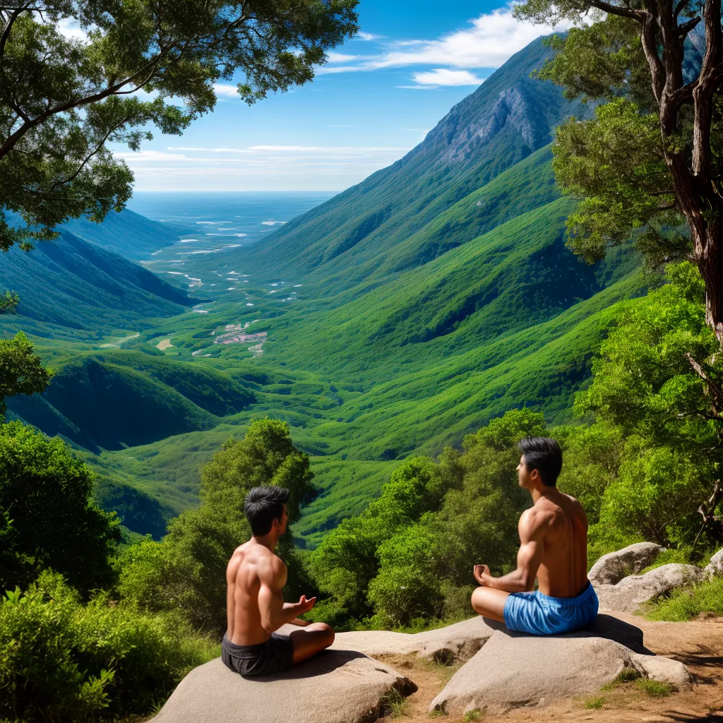 meditacao sucesso milionarios cena montanha meditacao sucesso milionarios cena montanha