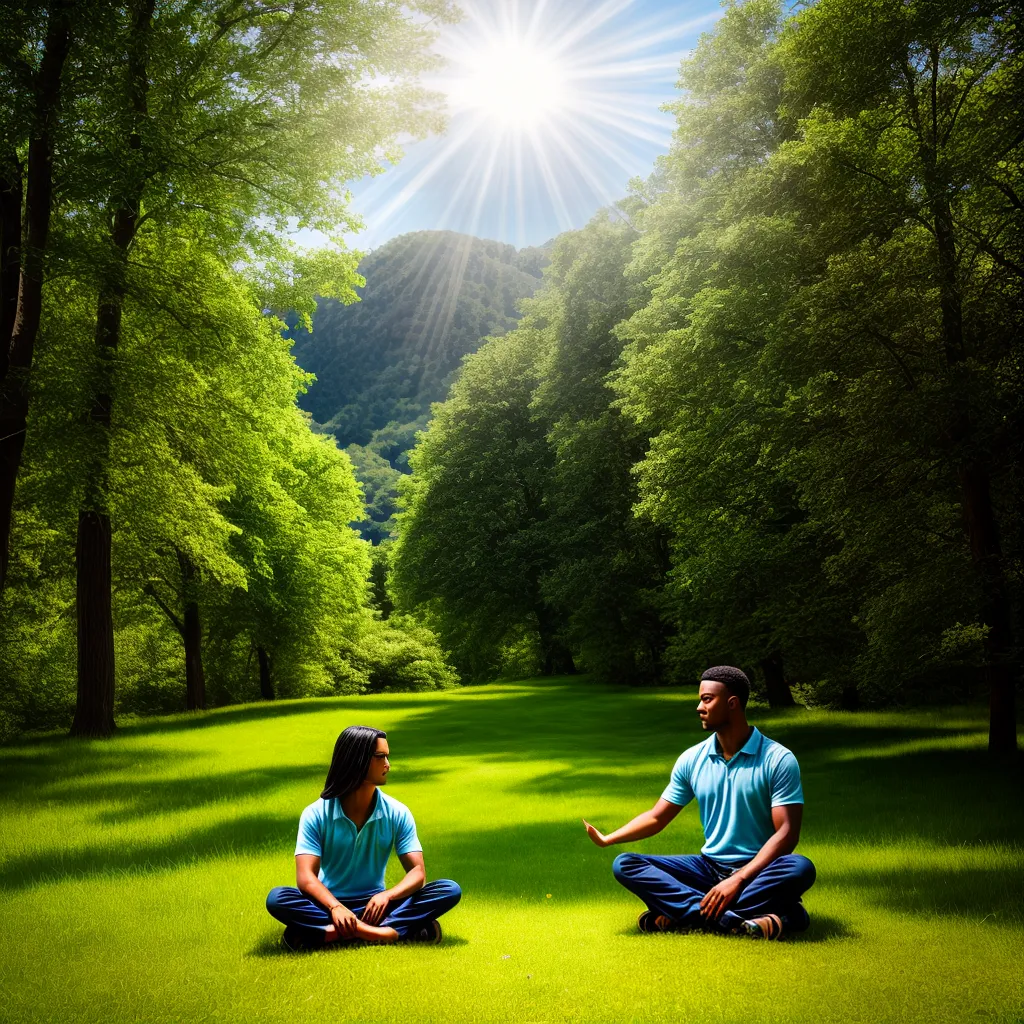 meditacao jardim paz iluminacao