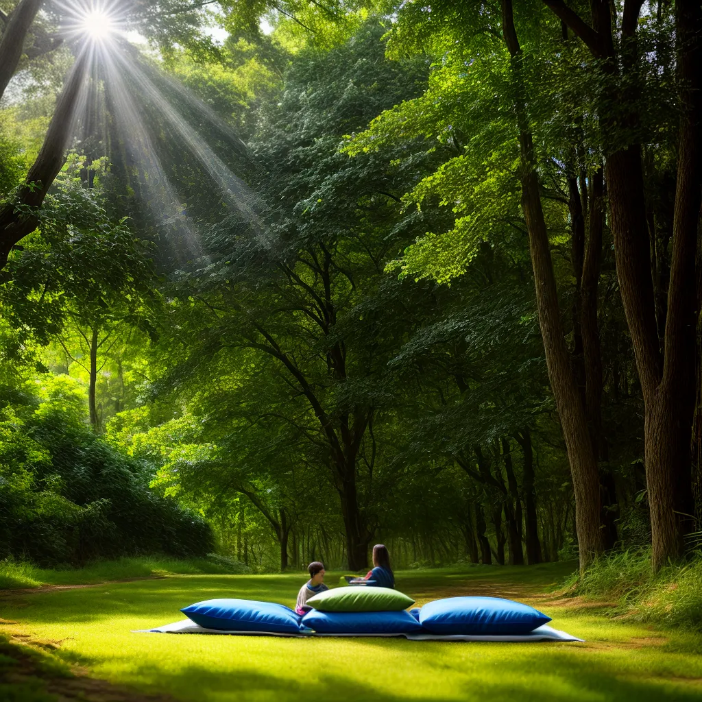 meditacao floresta paz interior