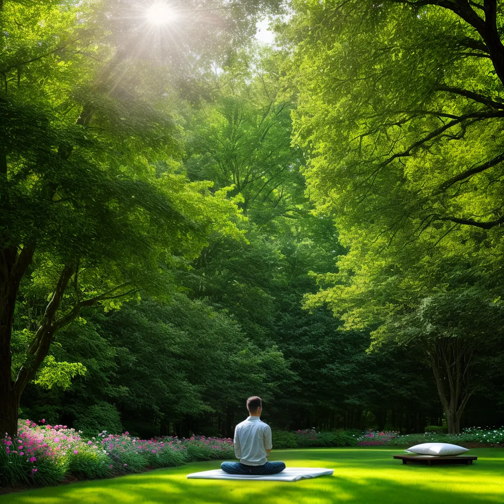 meditacao natureza serenidade transformacao