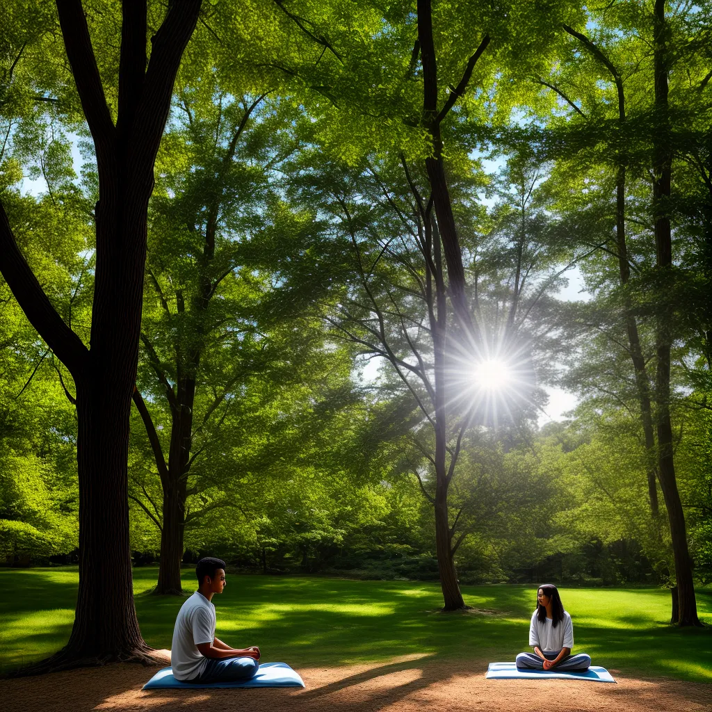 meditacao serenidade natureza paz