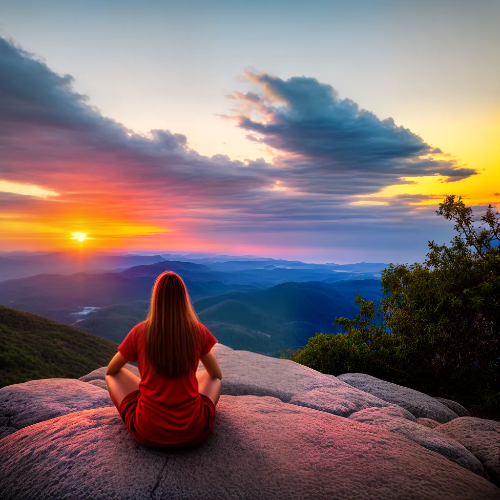 meditacao transcendental paz ceu por do sol