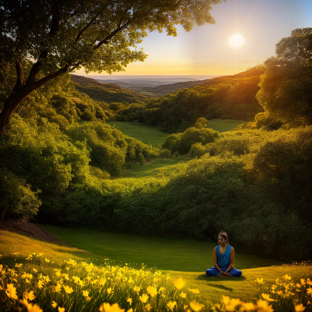 por do sol meditacao transformacao vipassana