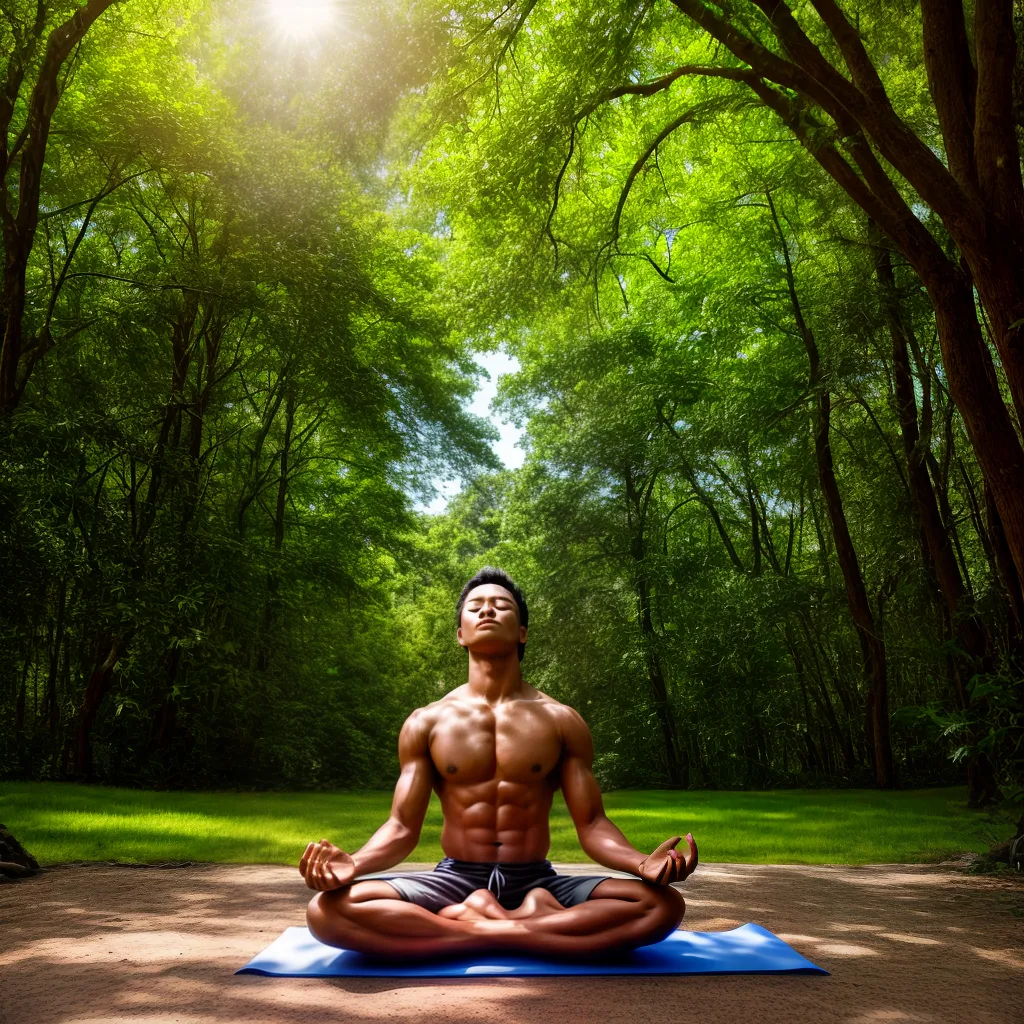 meditacao natureza serenidade yoga