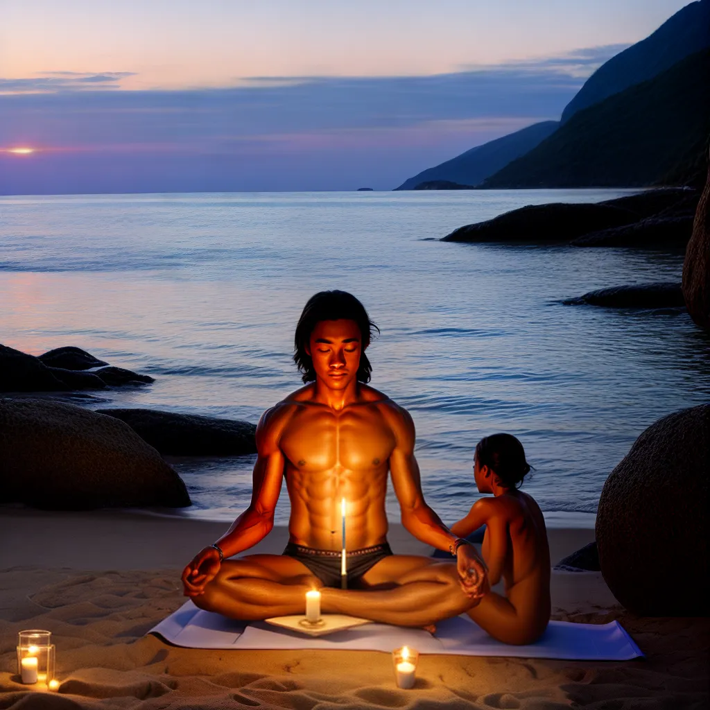 praia por do sol meditacao serenidade 3