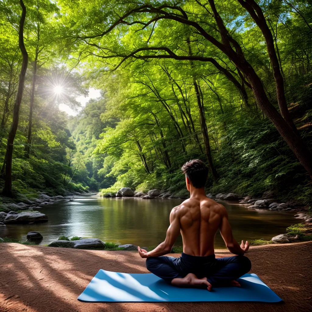 meditacao natureza manha serenidade