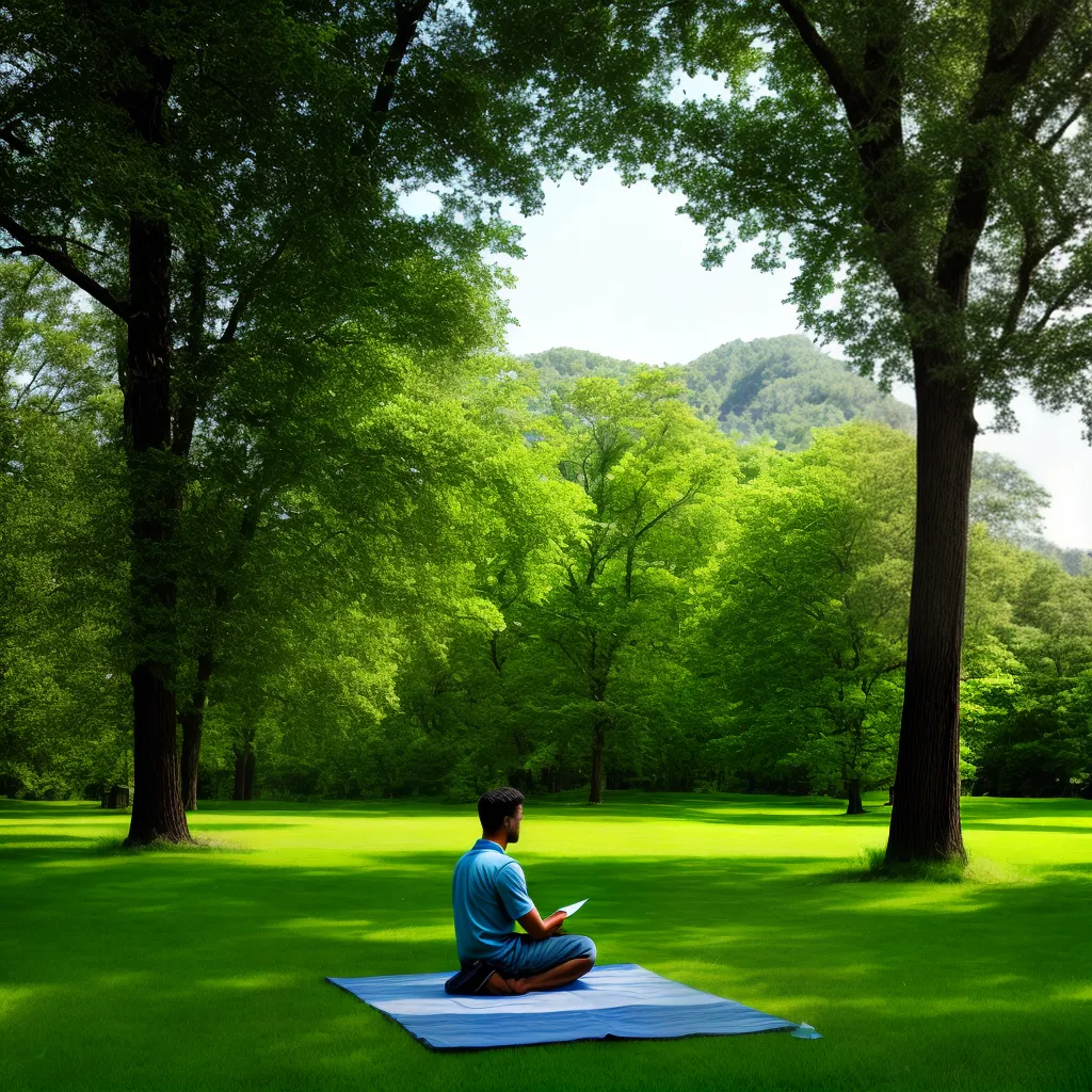 meditacao natureza flores jornal