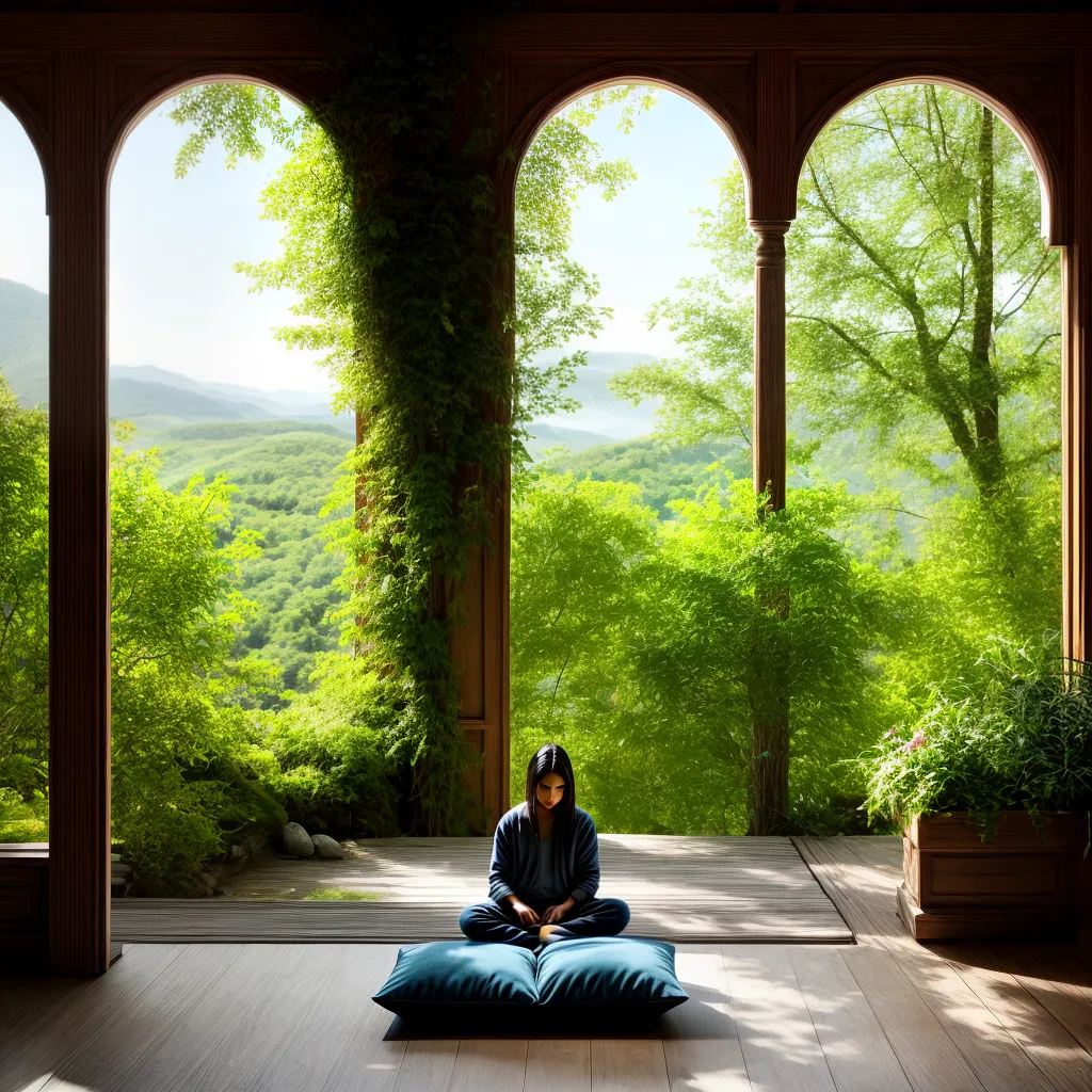meditacao serenidade sol plantas 2